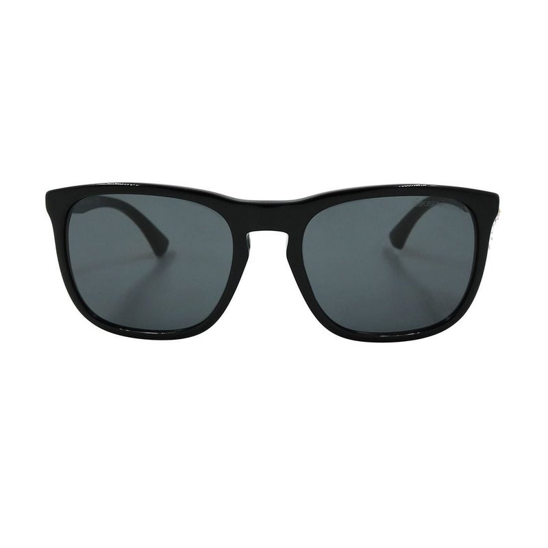 Armani EA4132F 501787 57 Sunglasses for Men - Polarized Grey Lens with Black Square Frame - Luxury Italian Eyewear - UV400 Protection - Image 3